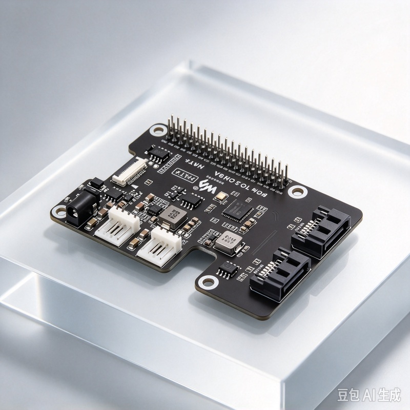 Raspberry Pi 5 - Adapter PCIe do 2-portowego interfejsu SATA