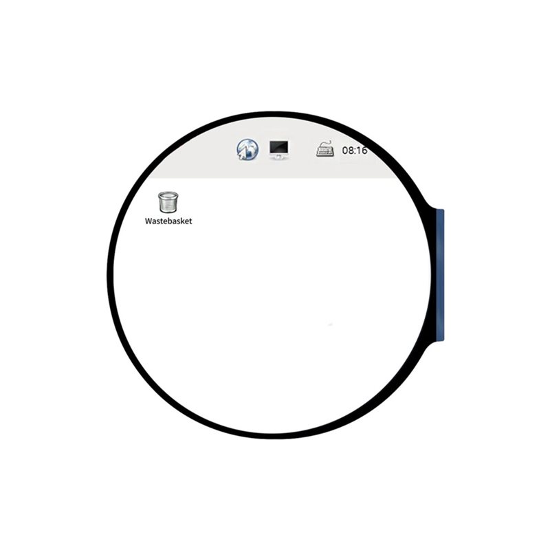 Pi Display - Okrągły wyświetlacz DSI TFT LCD z