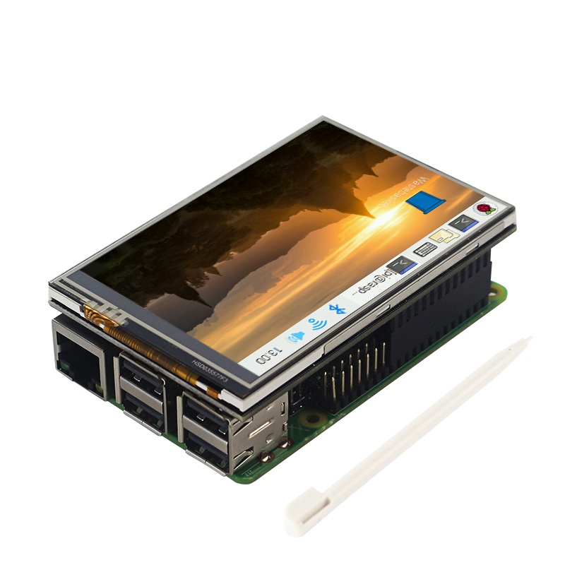 Pi Cooler - Raspberry Pi 3.5 cal ekran dotykowy