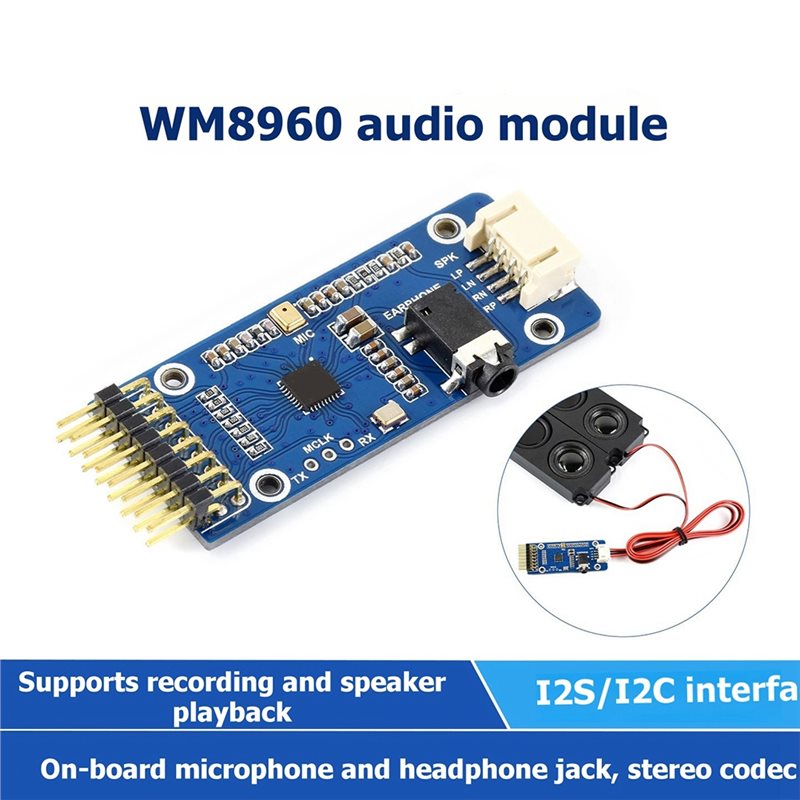 Pi Display - WM8960 – moduł audio kompatybilny z