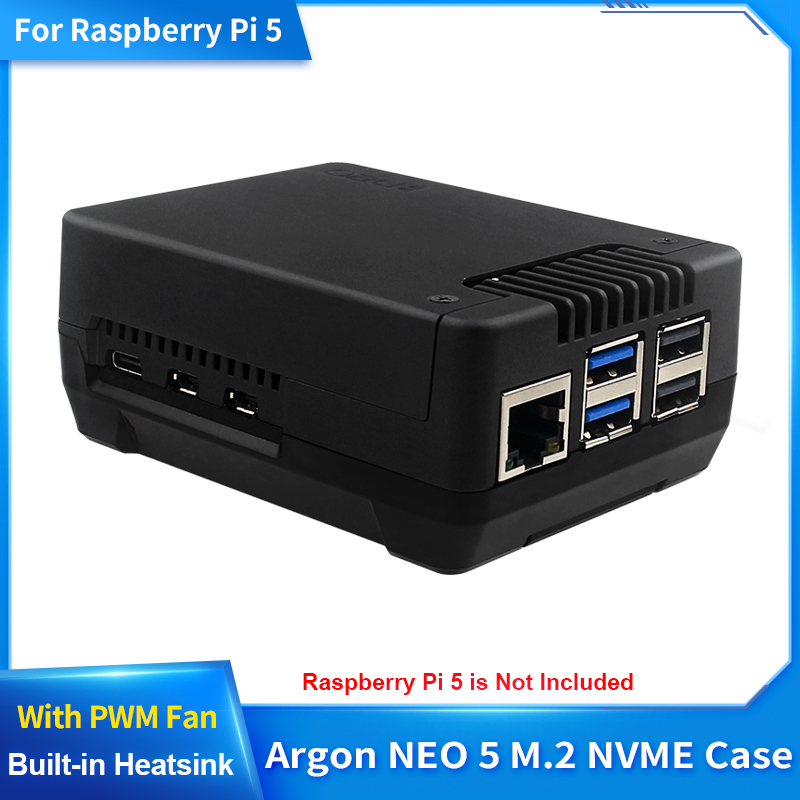 Pi Power Supply - Obudowa Argon NEO 5 M.2 NVME