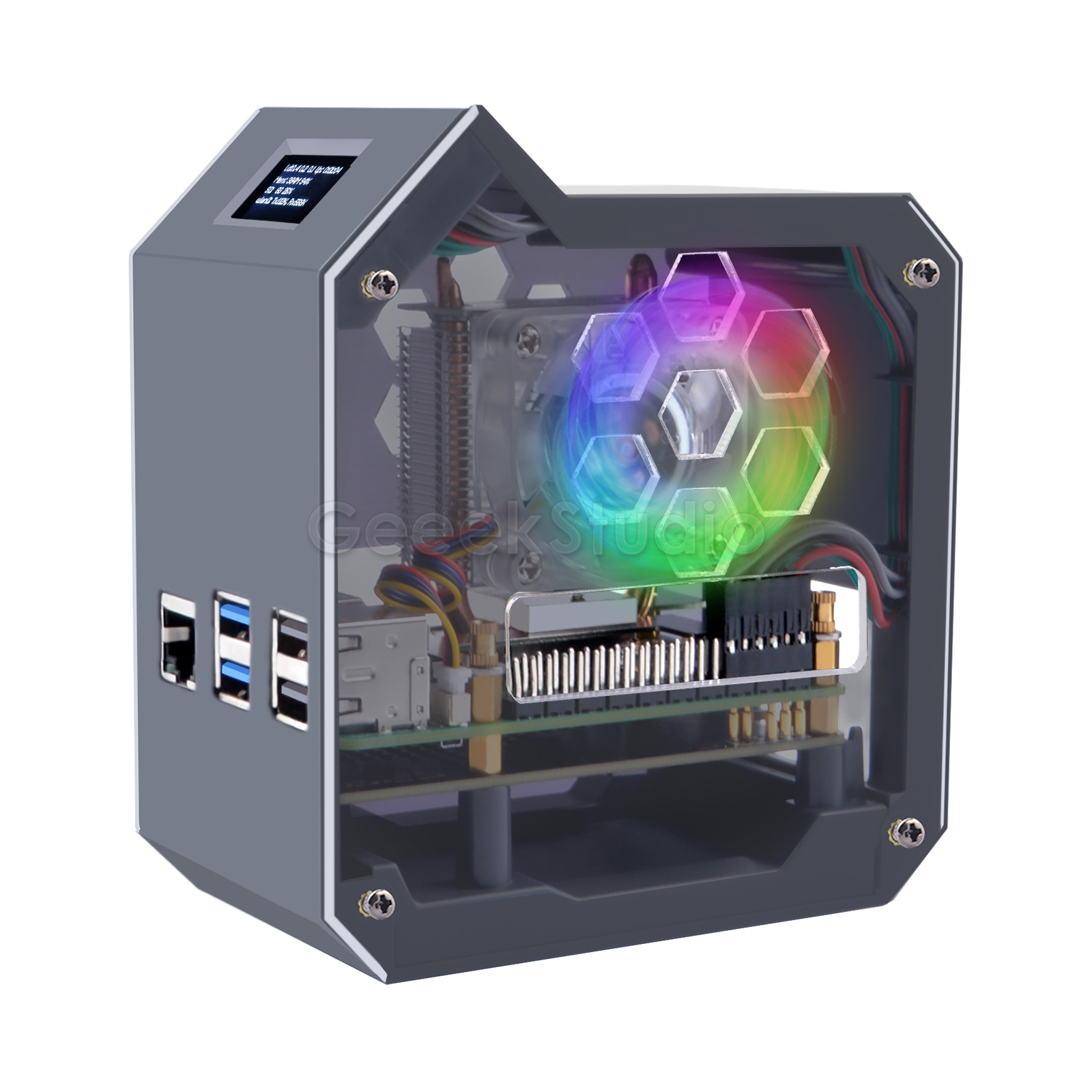 Pi 5 Case - Zestaw NAS N07 Minitower NVMe dla