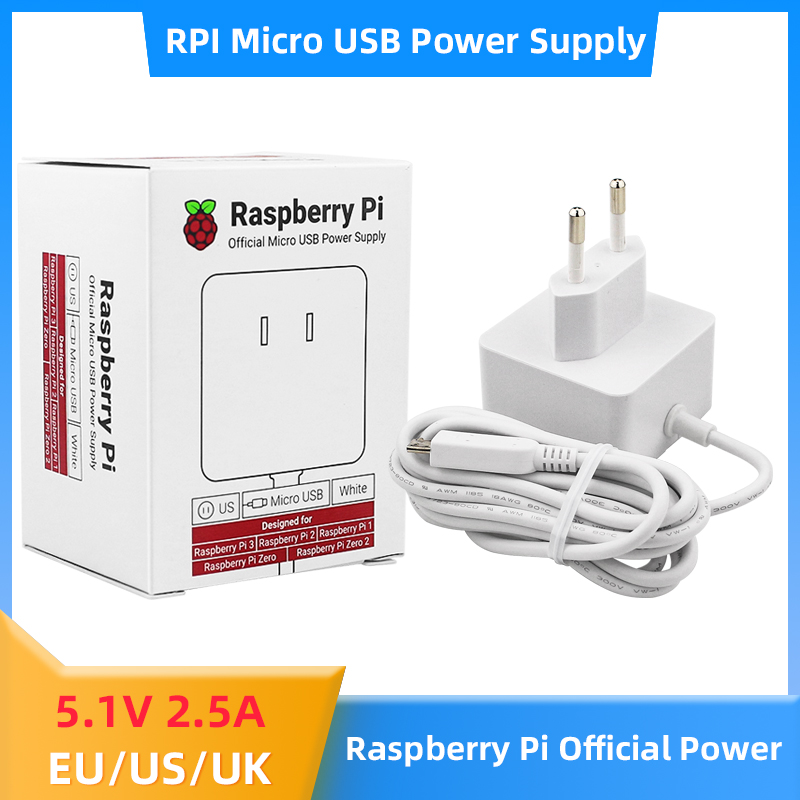 Raspberry Pi 12.5W zasilacz 5. – Pi Power Supply recenzja i cena