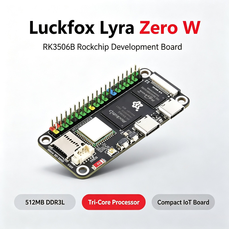 Płytka Luckfox Lyra Zero W RK3 – Pi Zero recenzja i cena