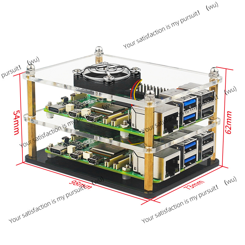 Akrylowa obudowa Raspberry Pi  – Pi 5 Case recenzja i cena