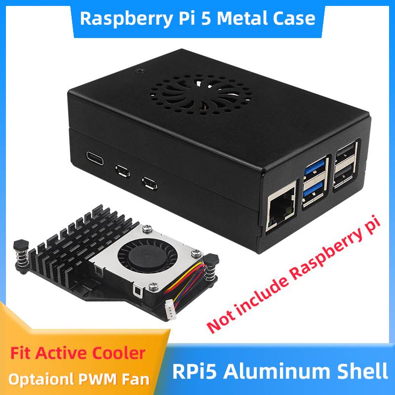 Raspberry Pi 5 Obudowa ze stop – Pi Power Supply recenzja i cena