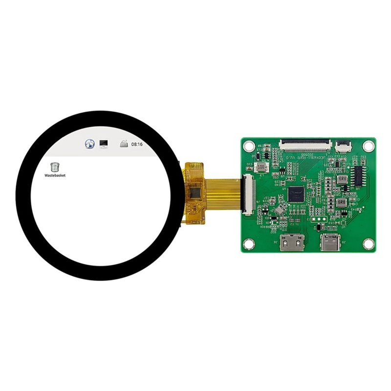 Okrągły wyświetlacz DSI TFT LC – Pi Display recenzja i cena