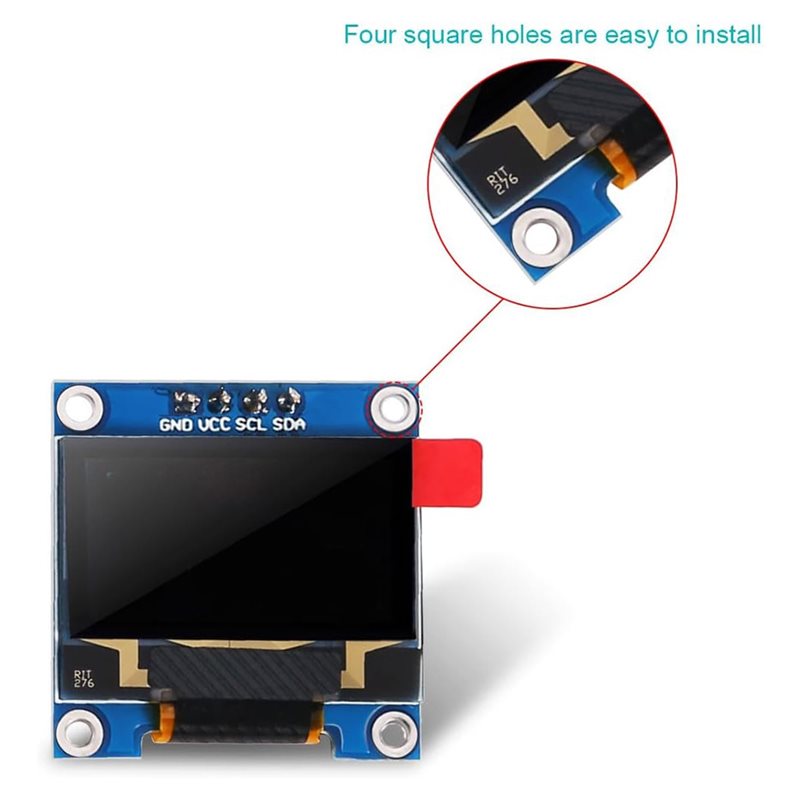 A37T-4Pcs 0.96-calowy moduł wy – Pi Display recenzja i cena