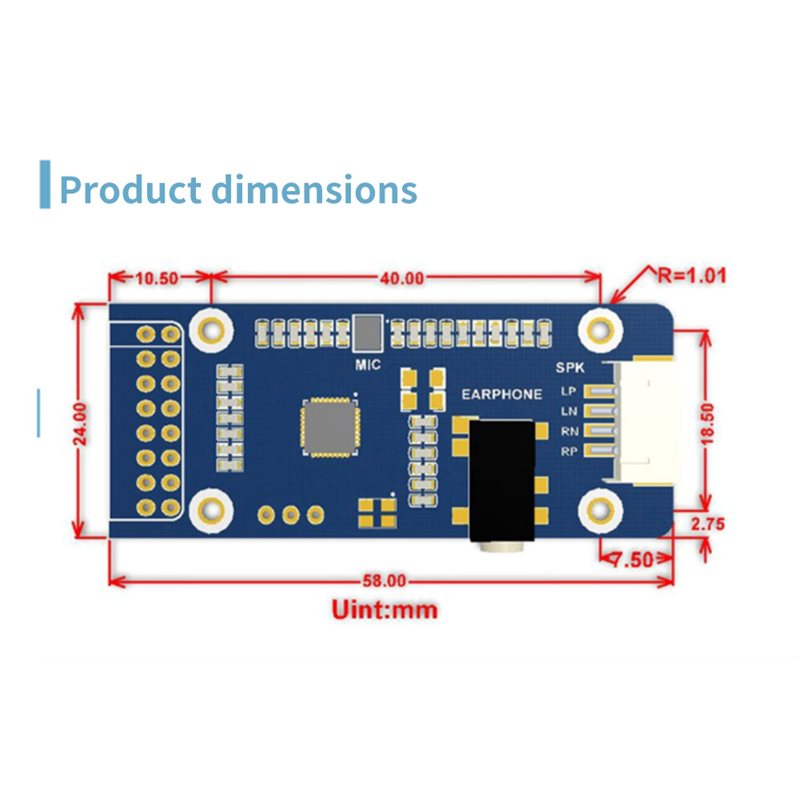 WM8960 – moduł audio kompatybi – Pi Display recenzja i cena