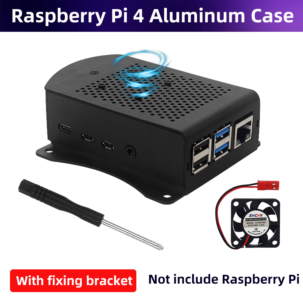 Obudowa ze stopu aluminium Ras – Pi 4 Case recenzja i cena